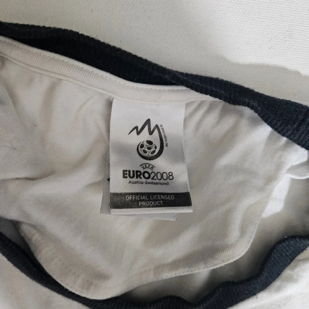 Adidas UEFA Euro 2008 Wankdorf-Stadion Bern Ringer T-Shirt White Mens 2XL